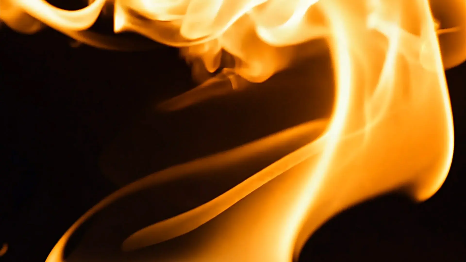 Flowing Fire Transitions for Title Animation